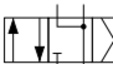 Bestand:Symbol 4-3 ski selector valve (floating mid-position).svg
